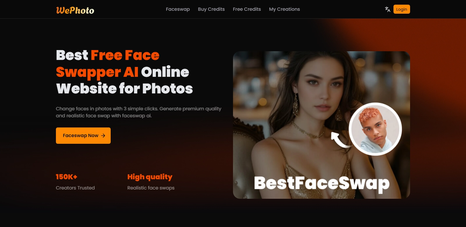 WePhoto - Free Face Swap screenshort