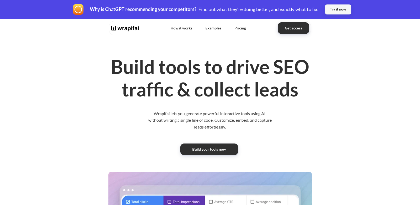 Wrapifai screenshot