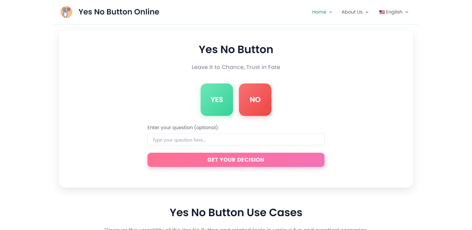 YesNoButton.net screenshot