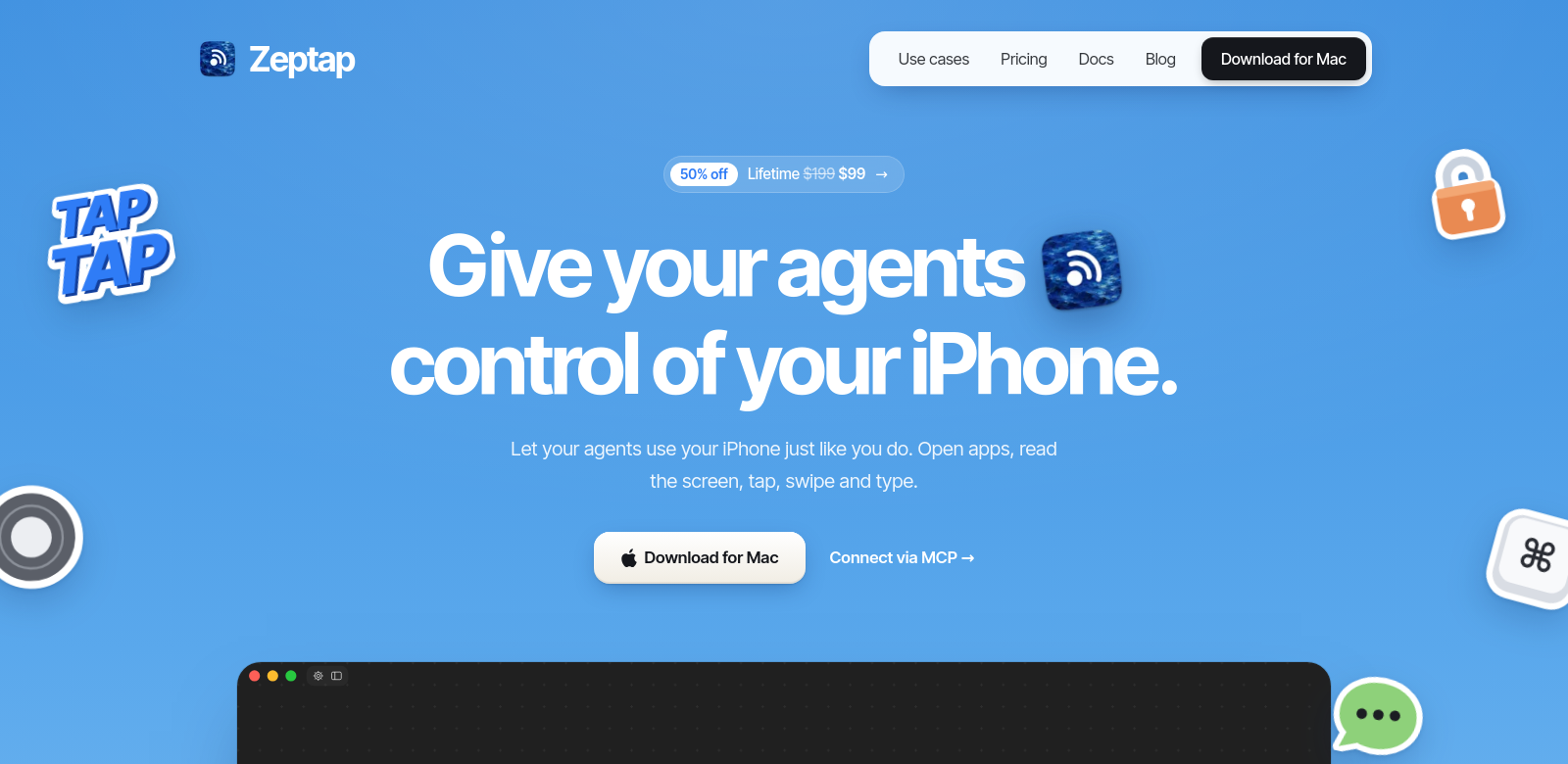 Zeptap screenshot